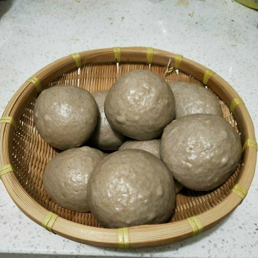 无糖荞麦馒头