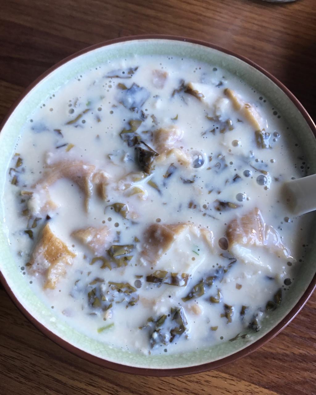 正宗老上海:一碗无敌好吃🉐️咸豆浆