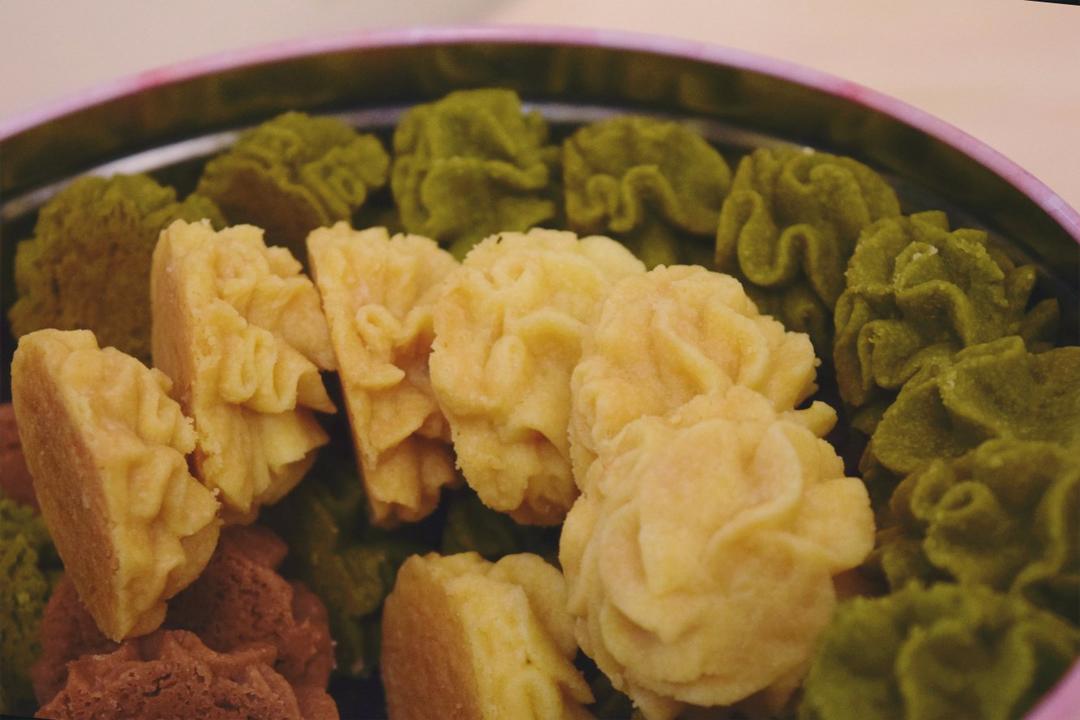 一抿即化酥到掉渣的珍妮曲奇云顶小花/烘焙视频饼干篇1