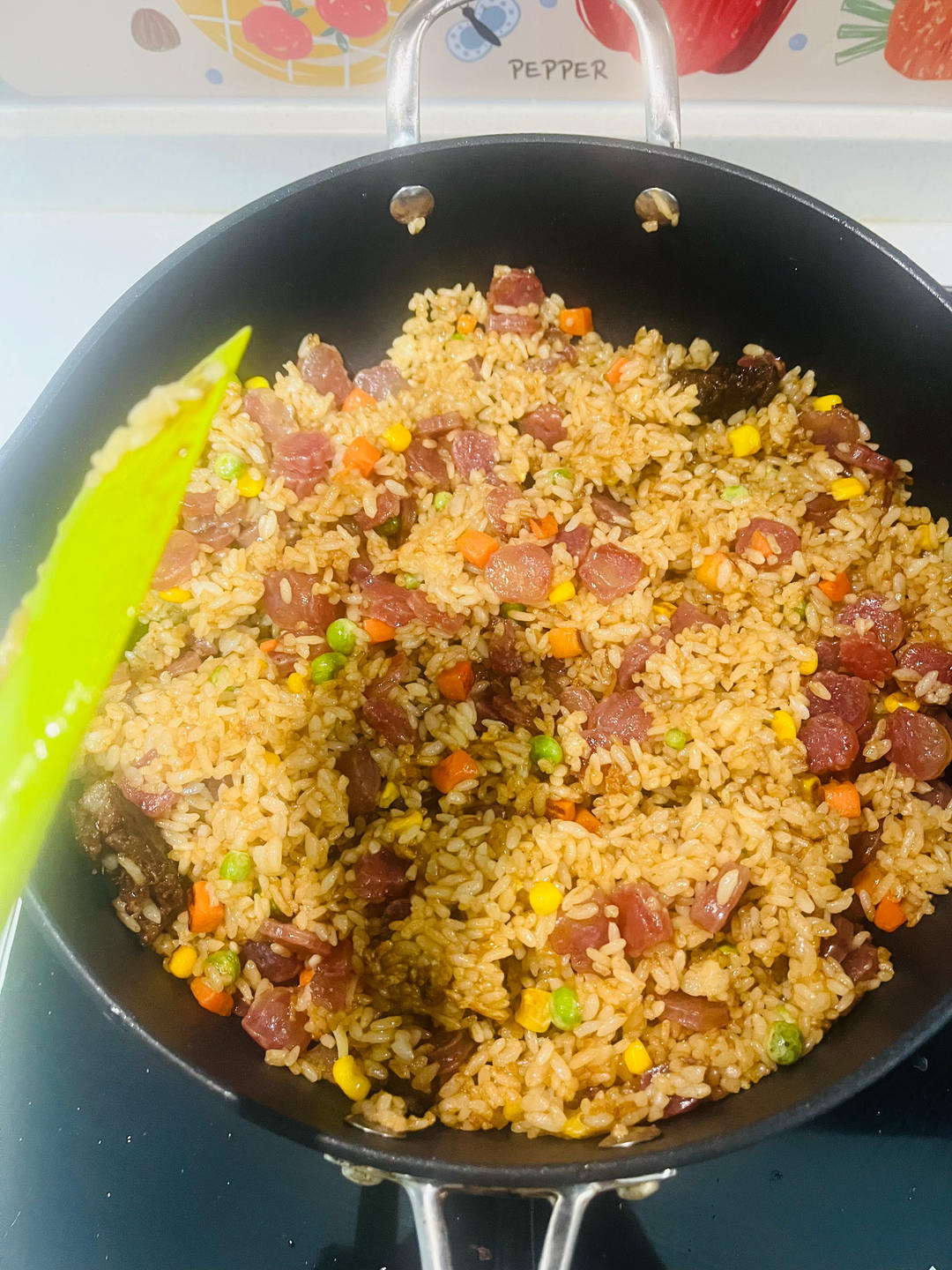 腊肠炒饭