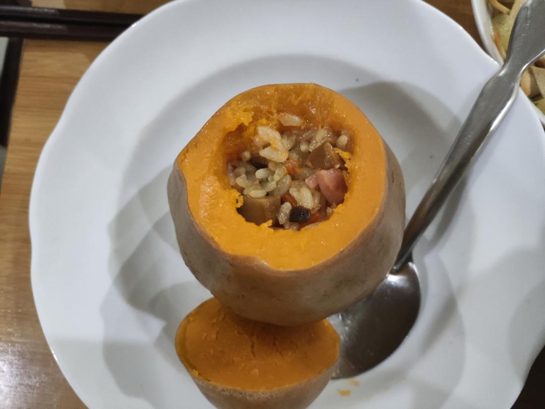 南瓜糯米饭