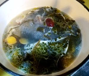 海带黄花炖鸭汤的做法 步骤3