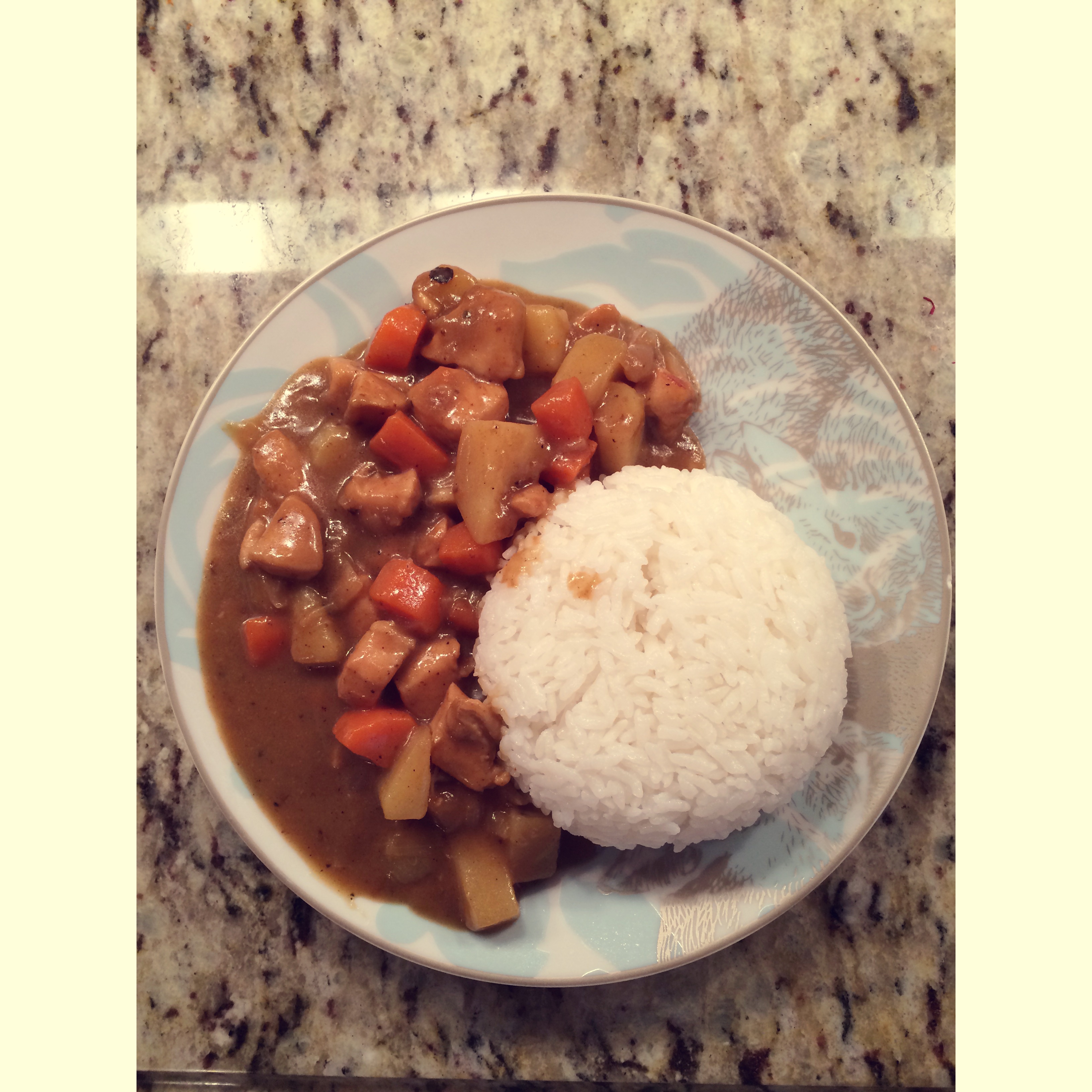 咖喱鸡饭