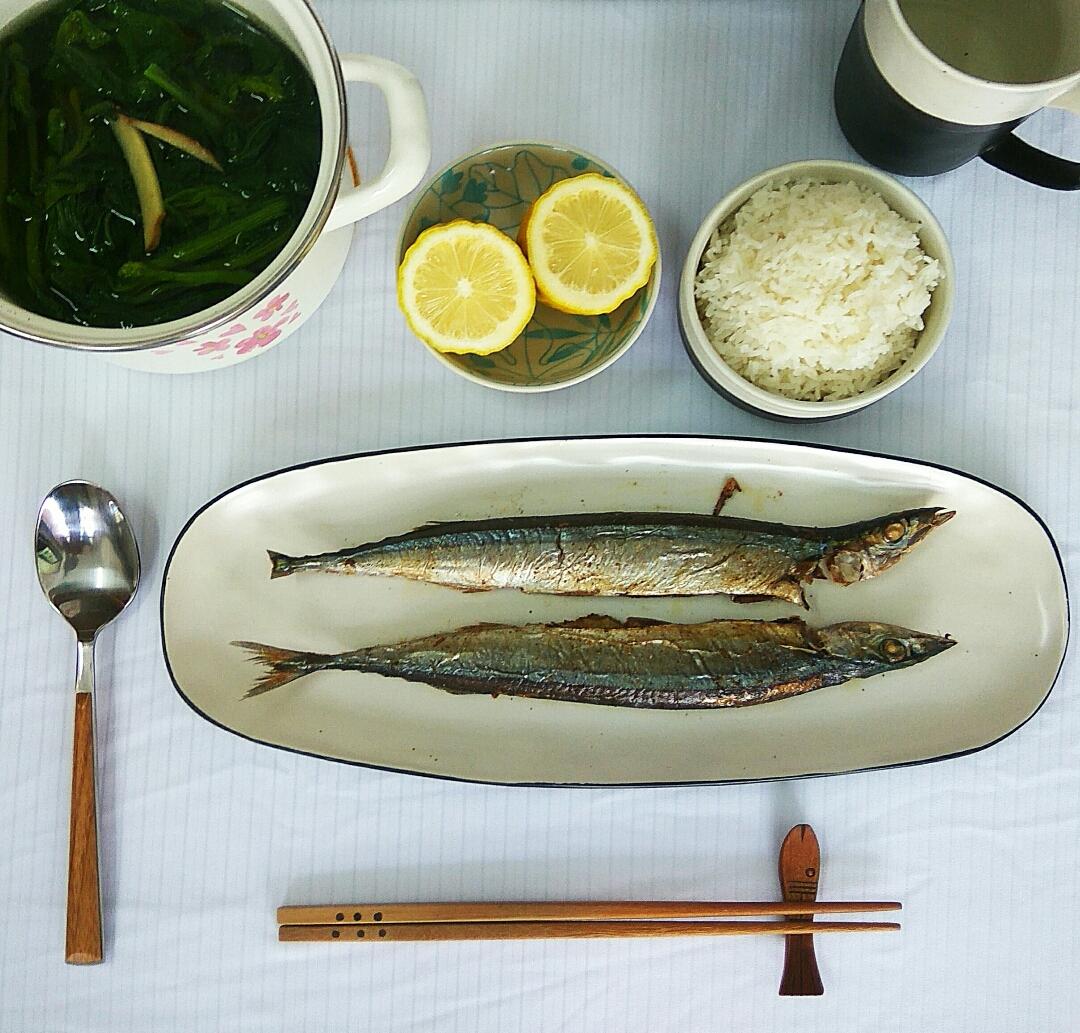 日本人教你做正宗料理之烤秋刀鱼