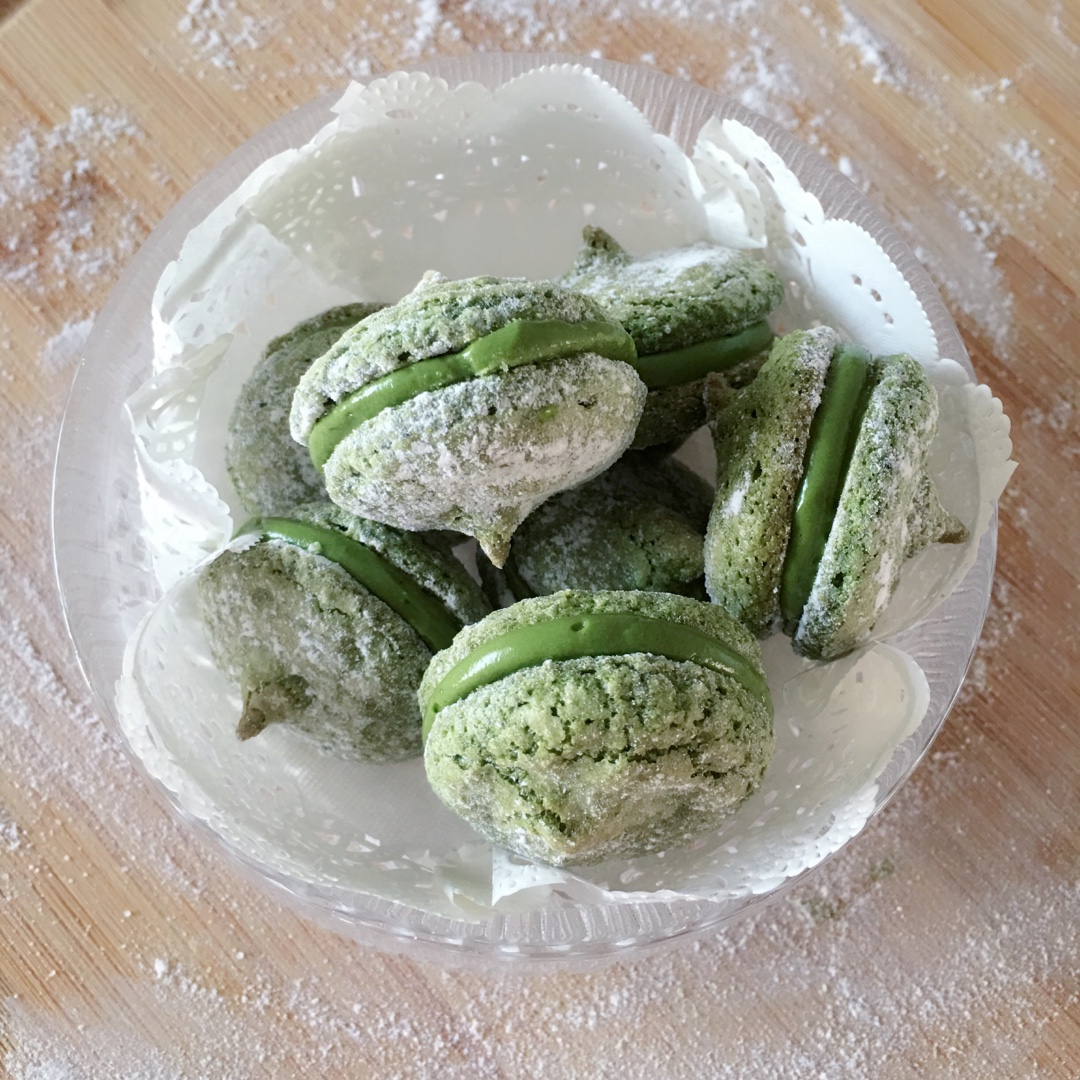 抹茶红豆达克瓦兹 -- 松下NB-H3800烤箱