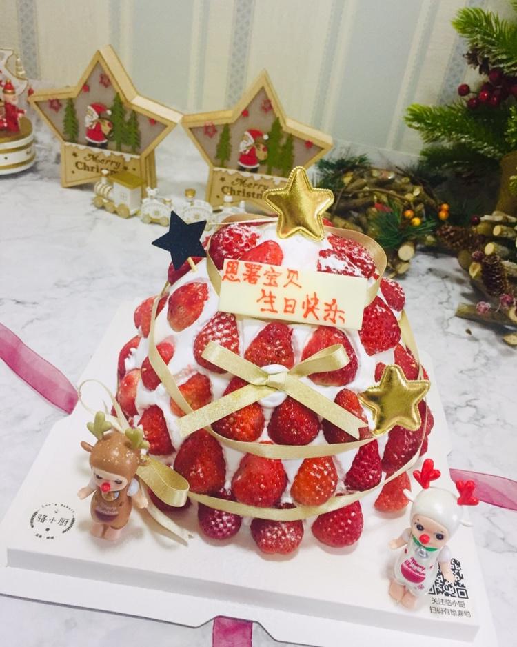 圣诞草莓塔（蛋糕）