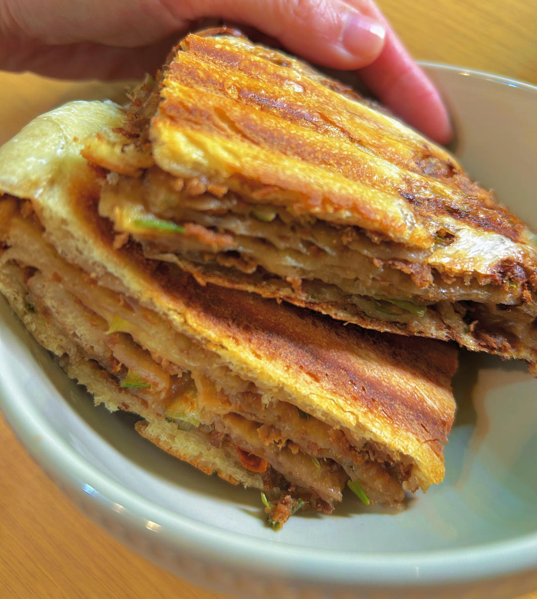 电饼铛牛肉馅饼 千层肉饼