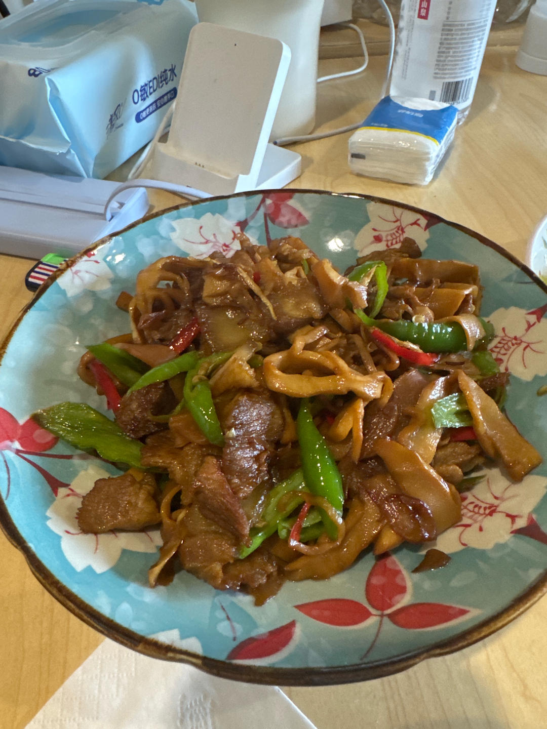 糯米笋炒五花肉