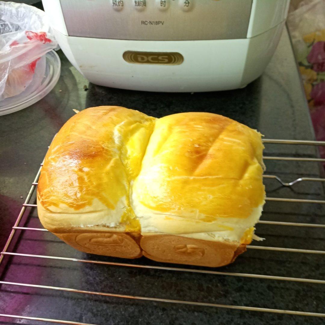 一次发酵❗️手撕吐司面包，柔软拉丝～