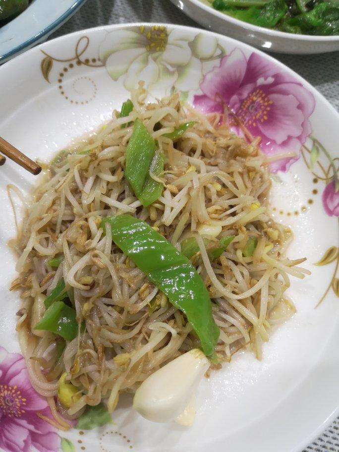 做过最好吃的一次.醋溜绿豆芽
