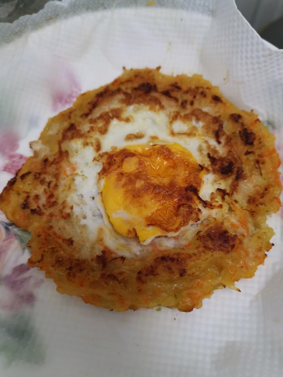 早餐饼(土豆丝饼、土豆丝鸡蛋饼)