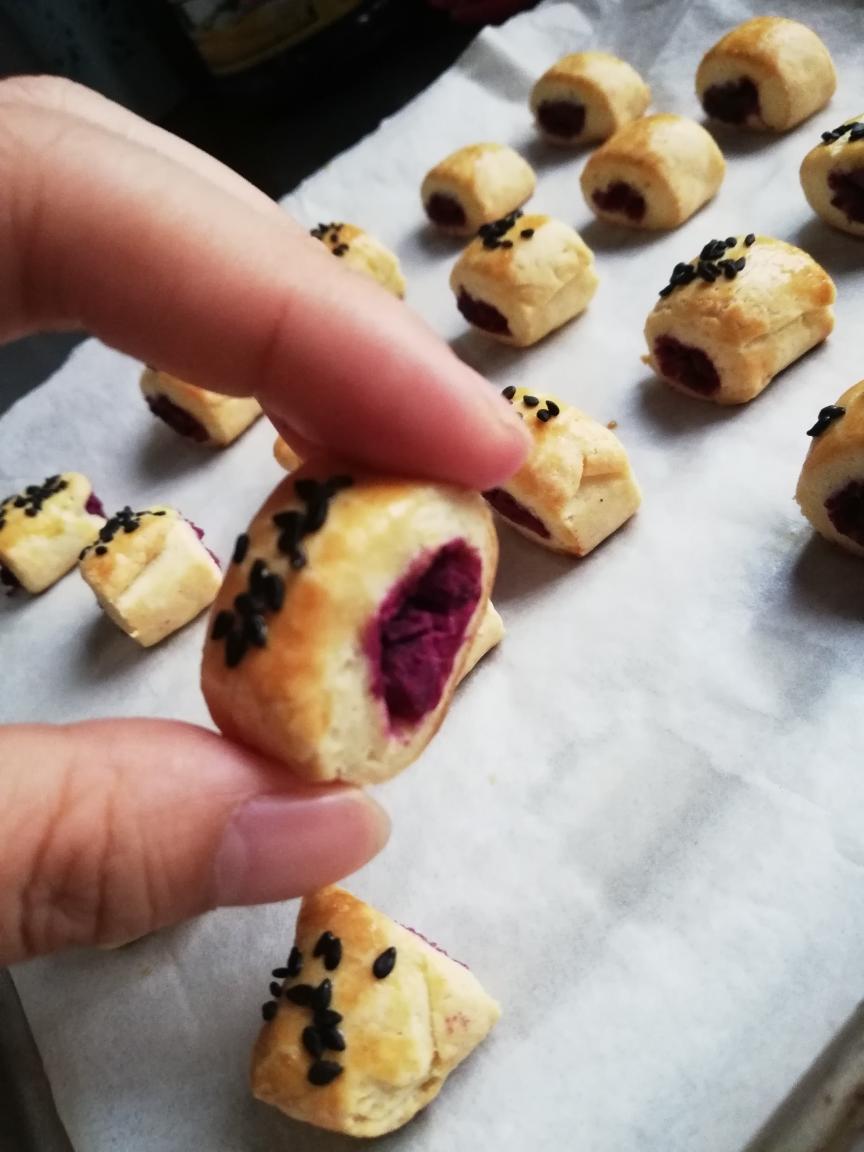 紫薯小酥卷的做法