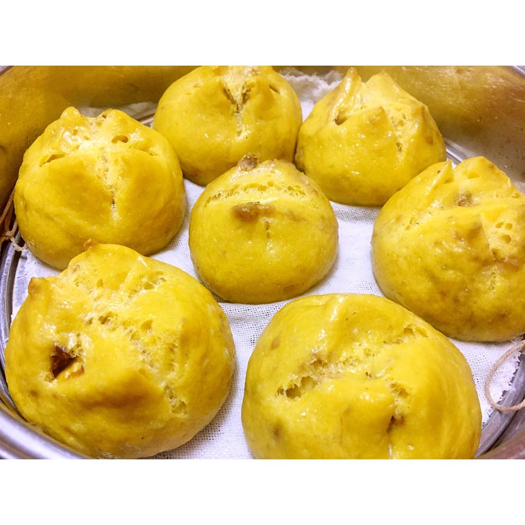 d亲亲j做的好看又好吃的南瓜馒头