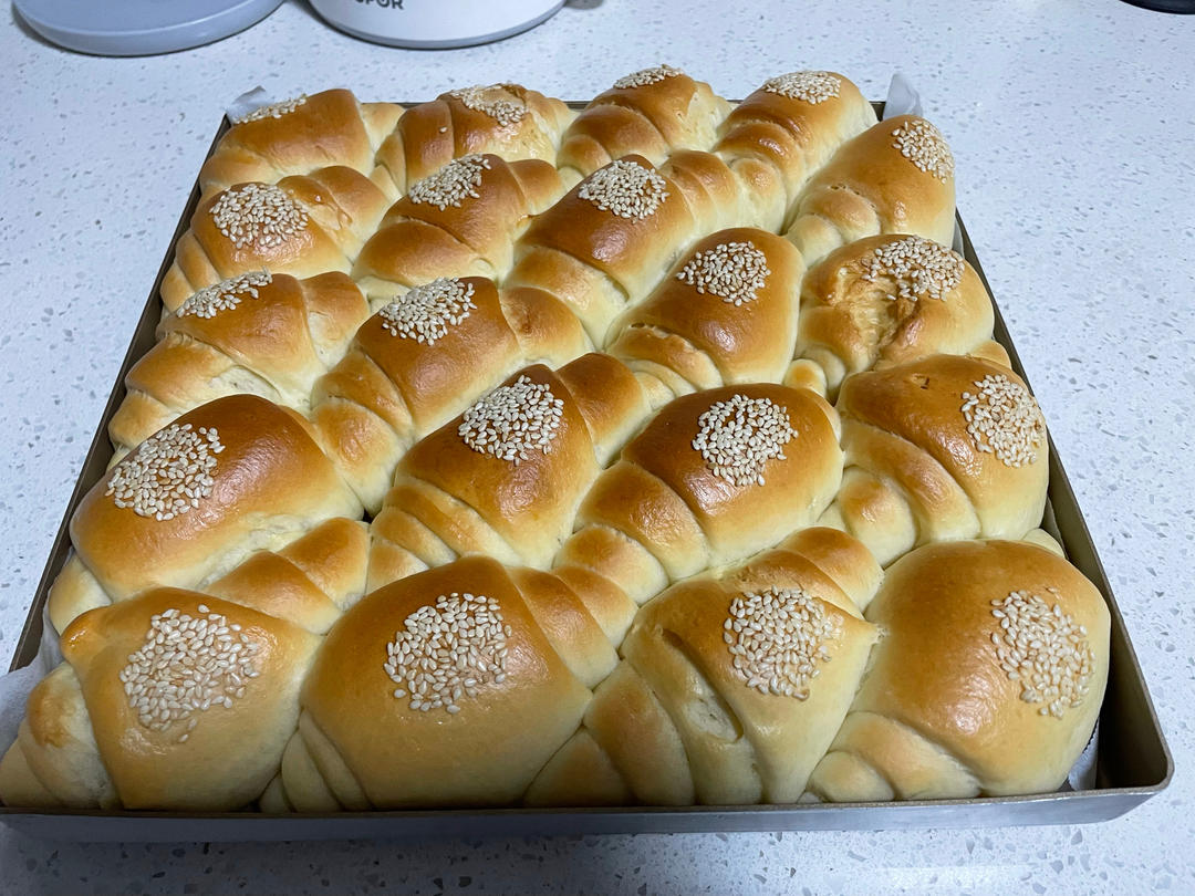 牛奶面包卷（直接法）