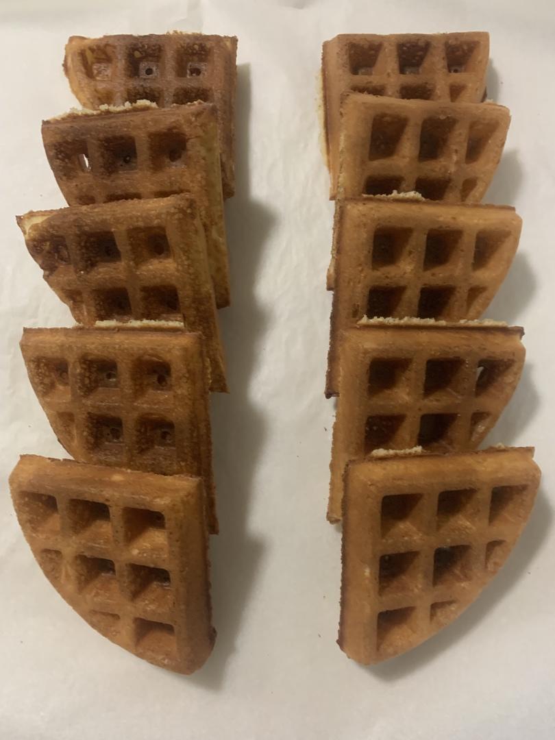 【视频食谱】酵母版脆脆华夫饼