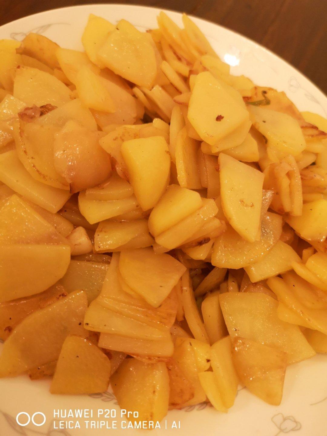 朴素的土豆片