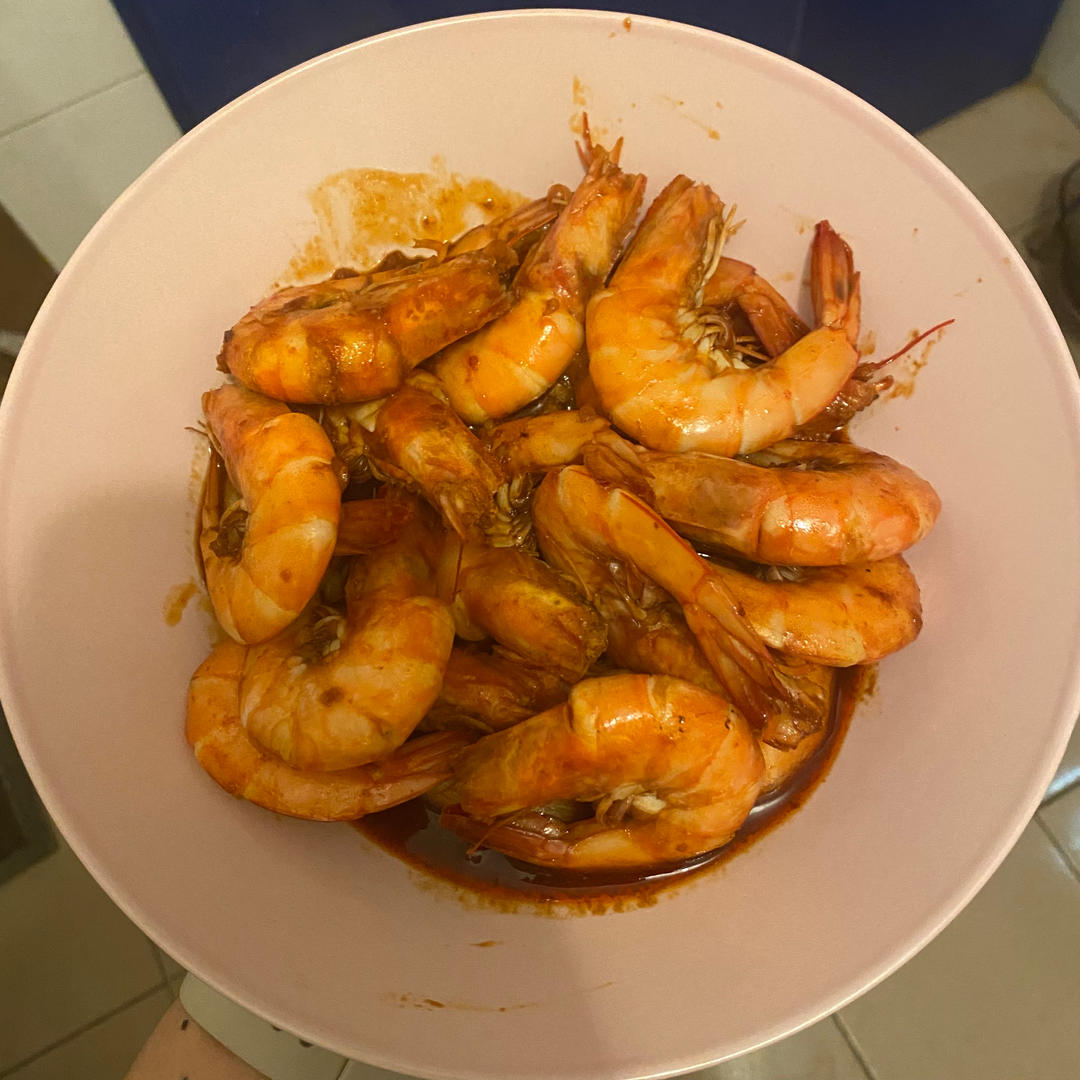家庭版油焖大虾