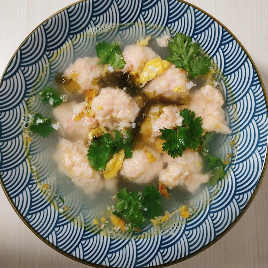 紫菜虾滑汤