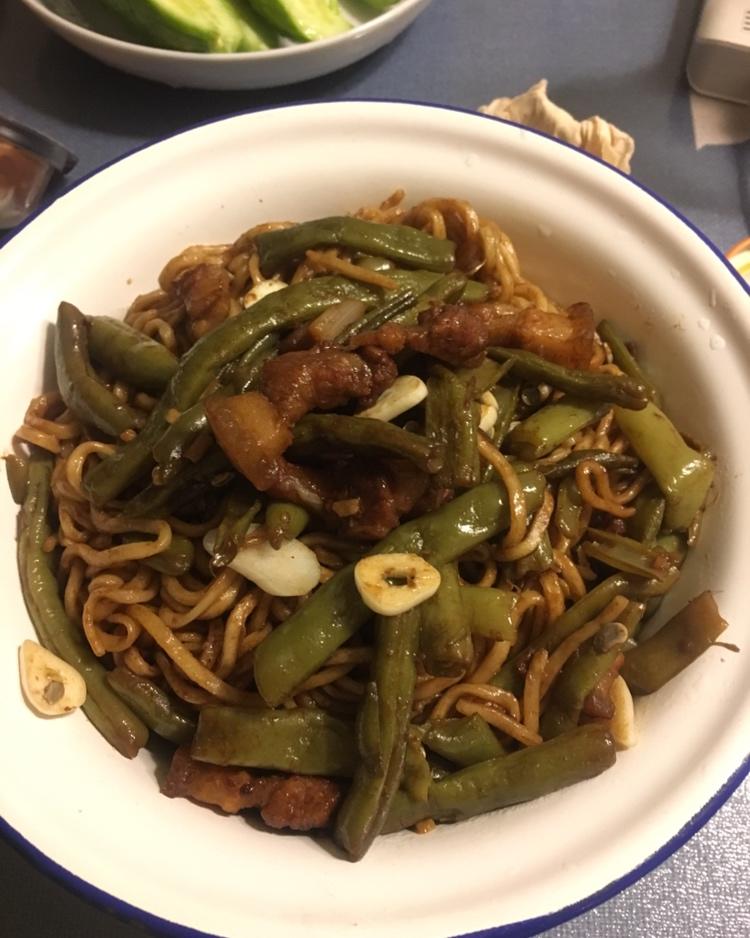 家常豆角焖面