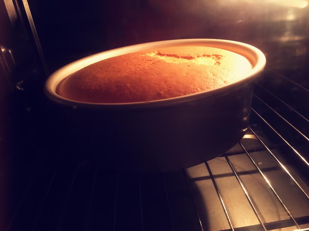 八寸戚风蛋糕（生日蛋糕坯）附六寸配单