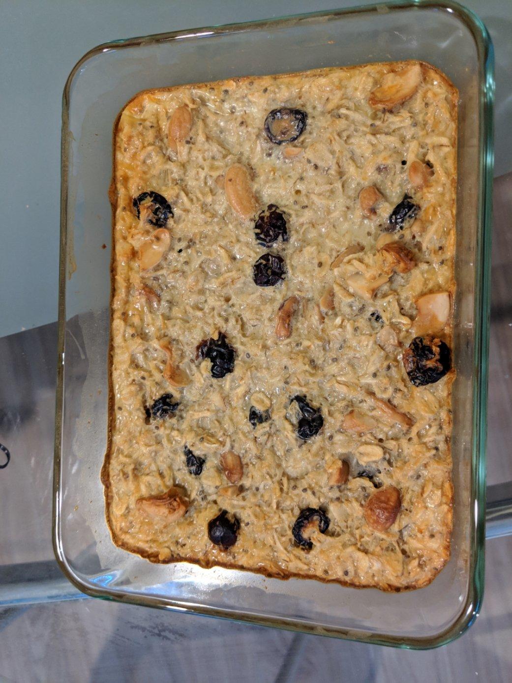 Baked Oatmeal Breakfast 早餐烤燕麦