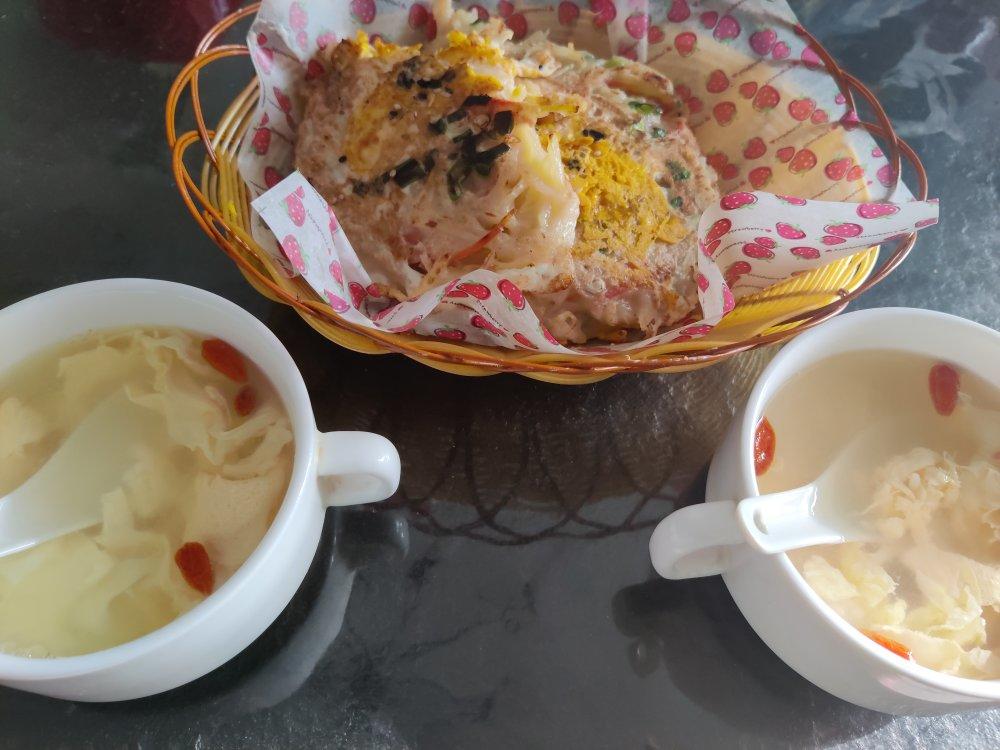 土豆丝鸡蛋饼