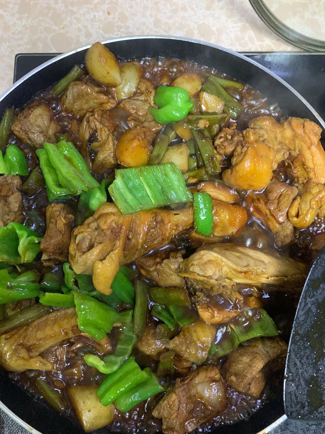 硬菜代表--排骨炖豆角土豆（豆角焖面胚子）