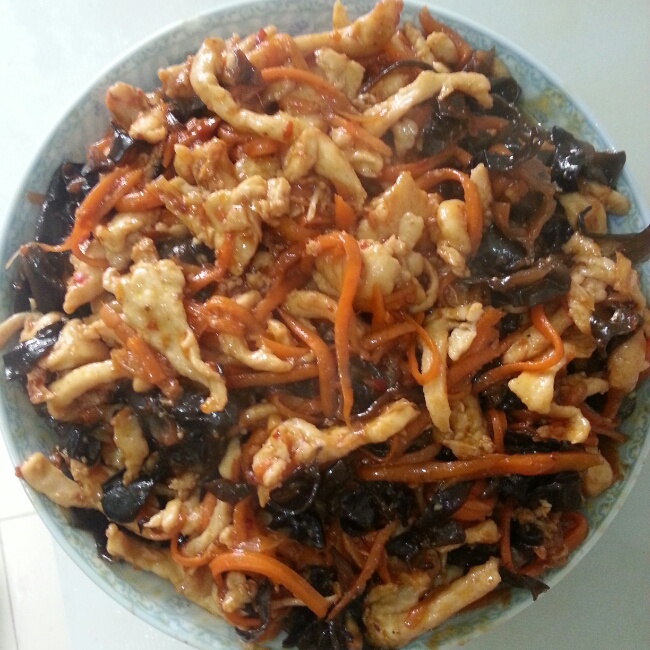 鱼香鸡丝