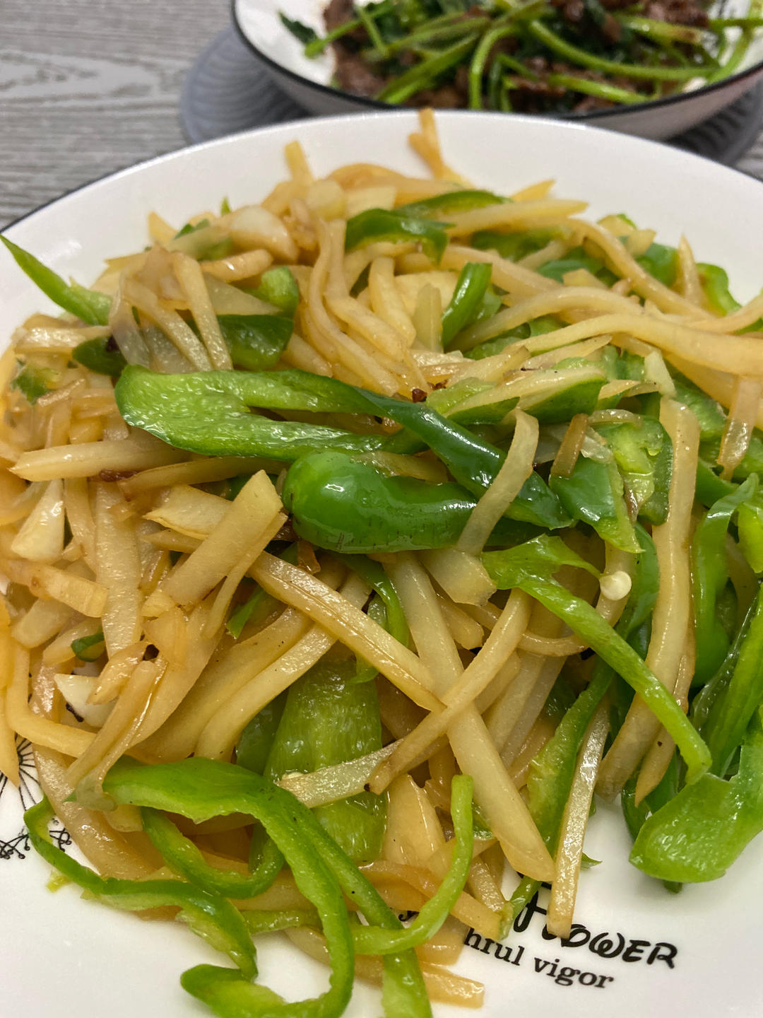 青椒土豆丝