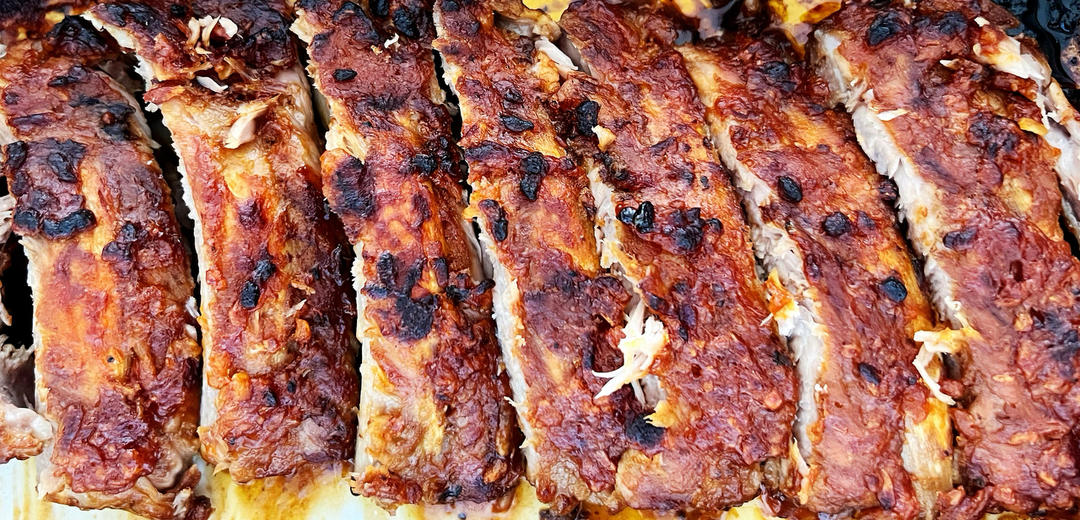 烤箱版美式BBQ的爆赞烤肋排