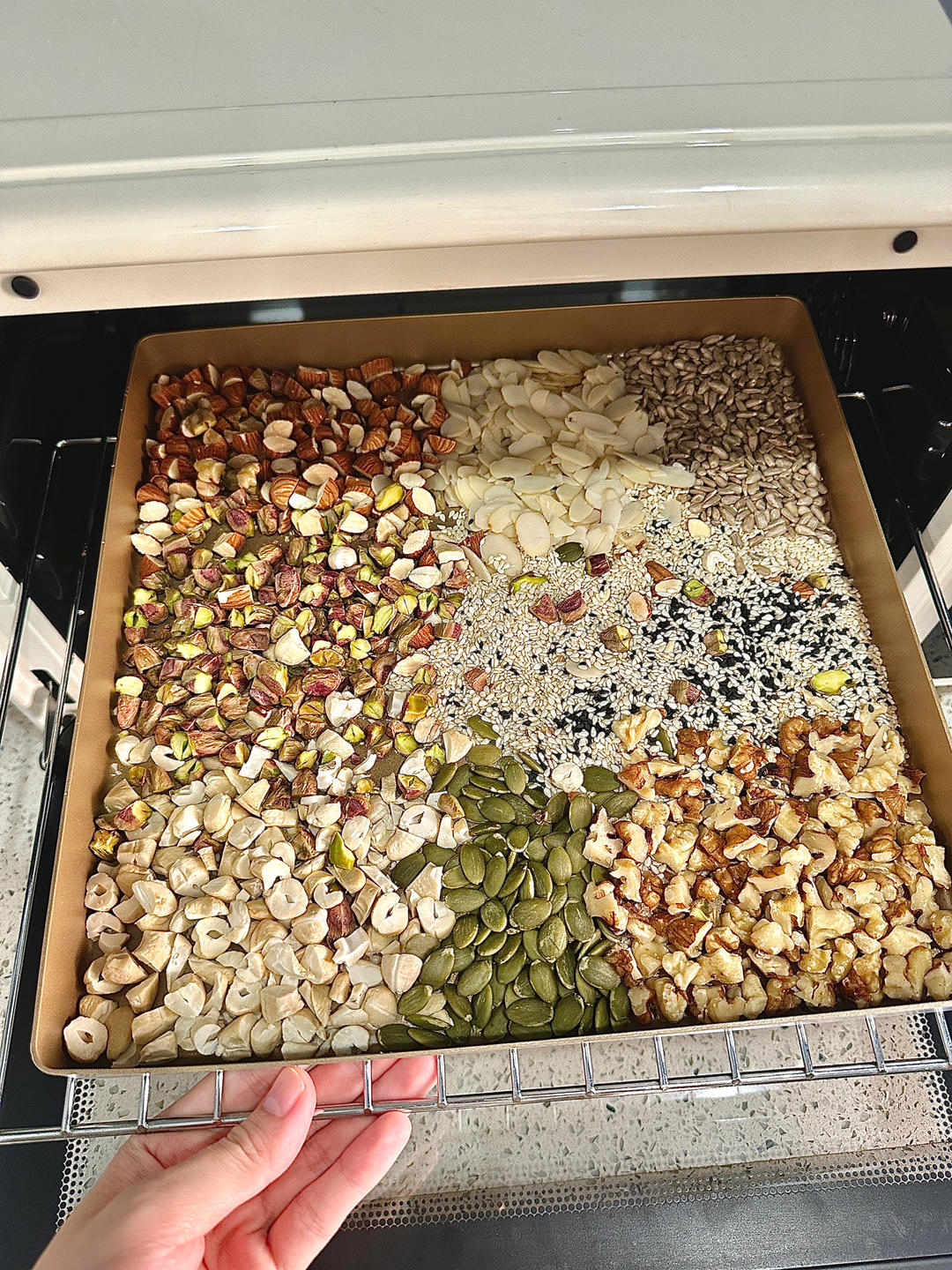 坚果五仁月饼馅的做法