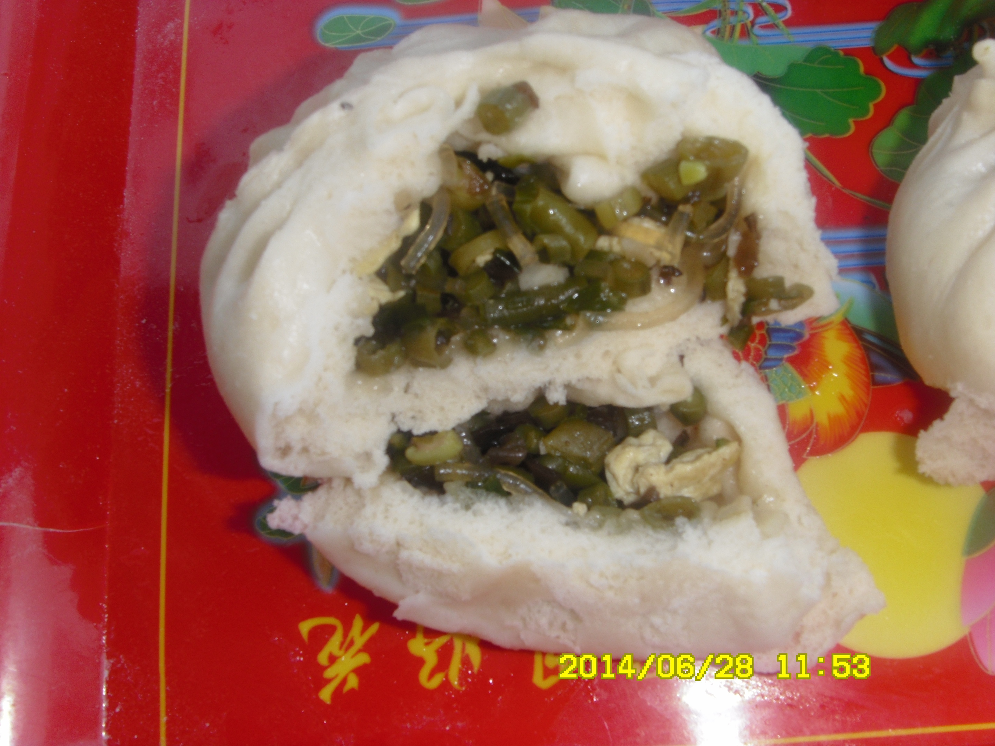 西葫芦鸡蛋素馅包子