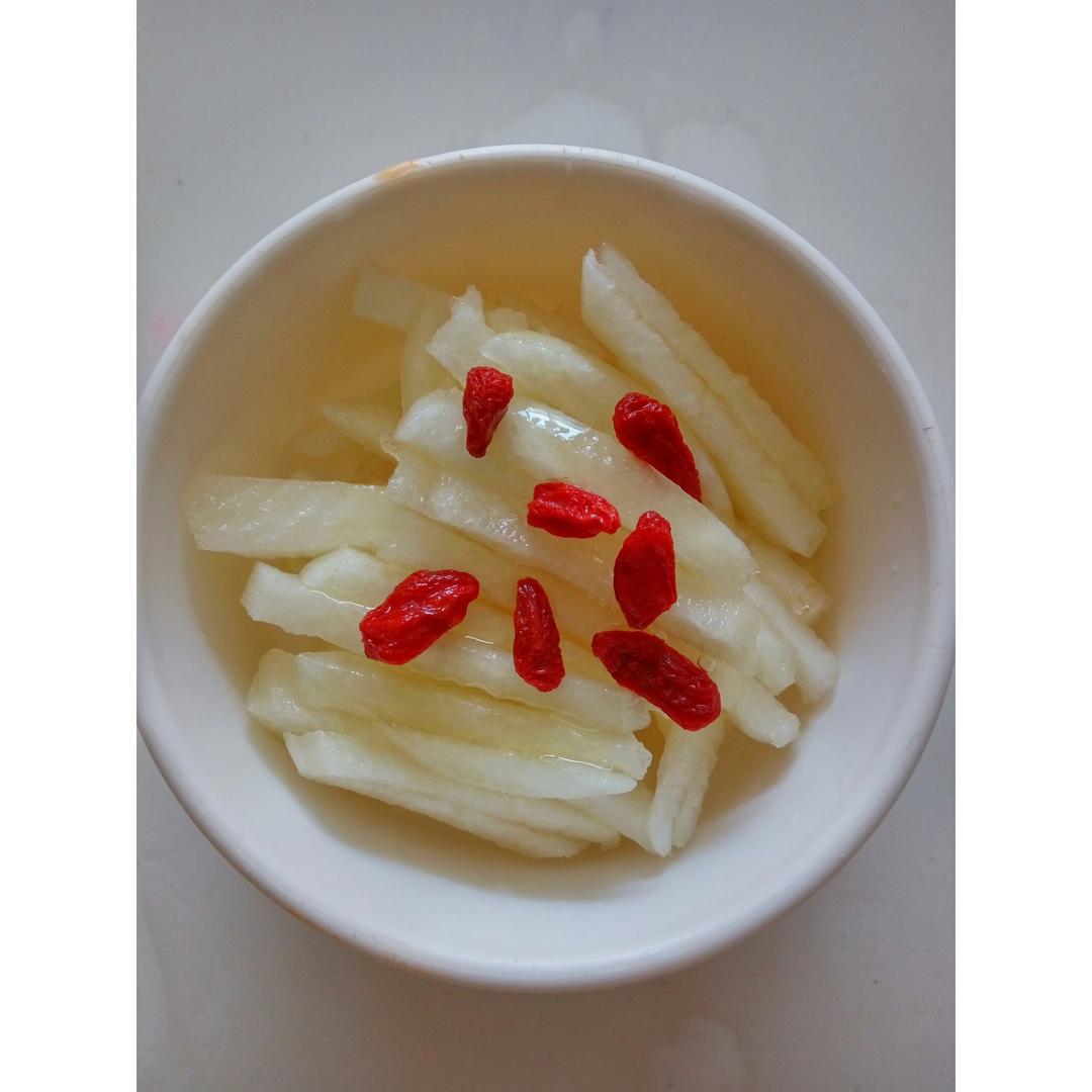 春季饮食--惊蛰：蜂蜜梨丝