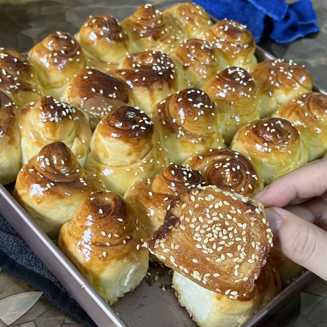 脆底蜂蜜小面包