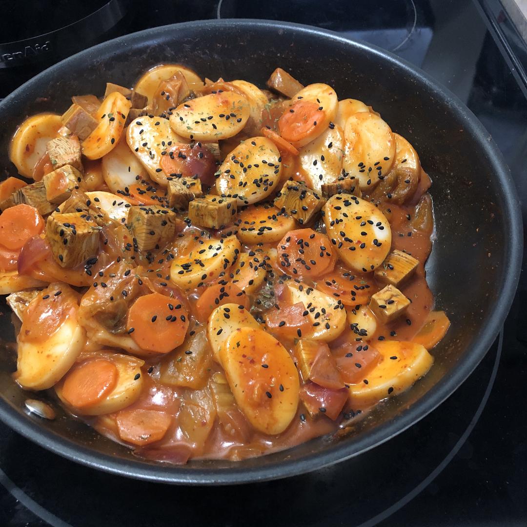 全素食轻食主义也能美味【辣炒年糕】