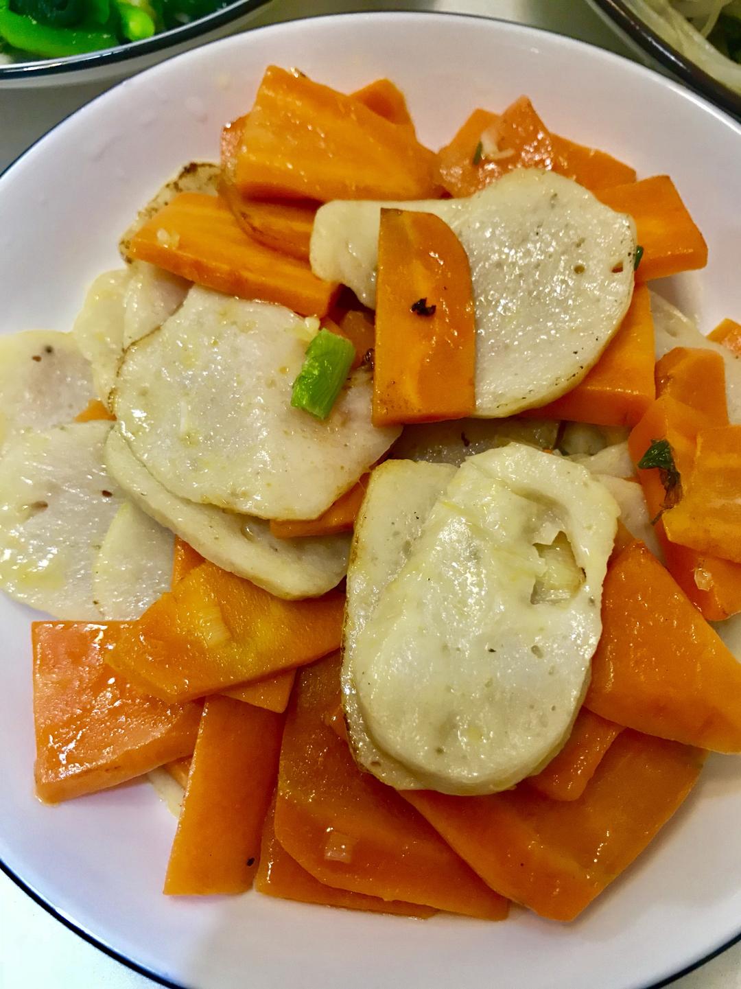 温州鱼饼胡萝卜