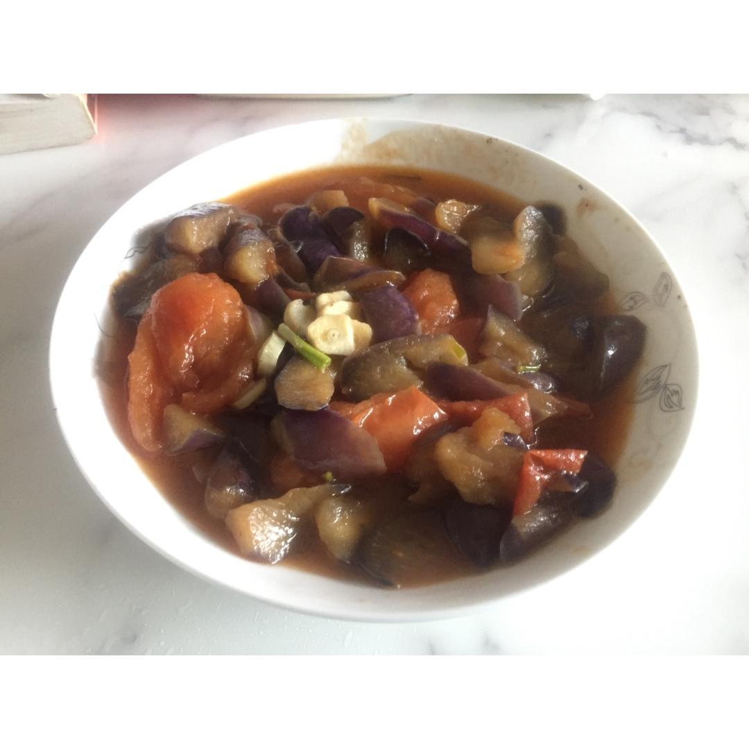 西红柿烧茄子