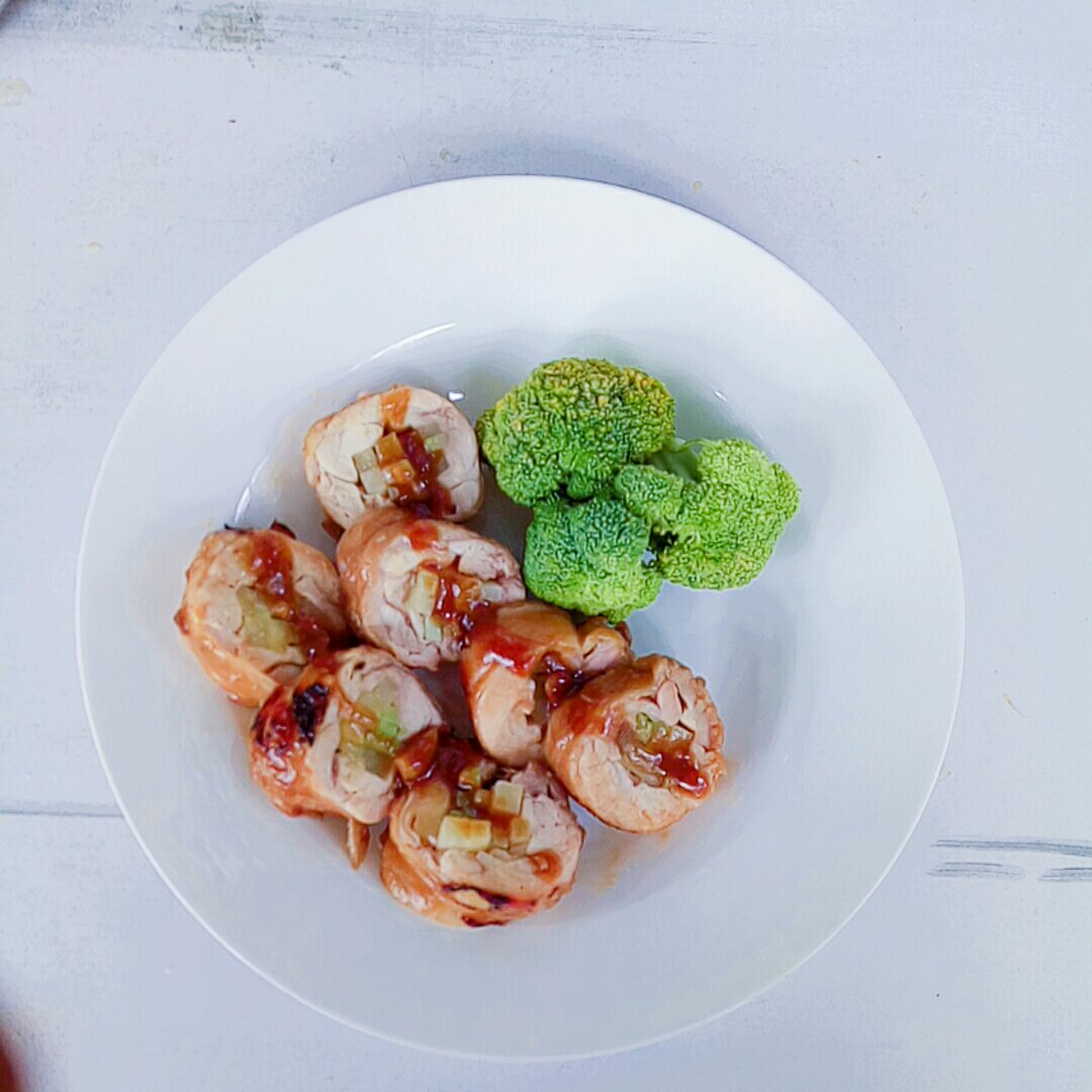 咖喱鸡腿卷