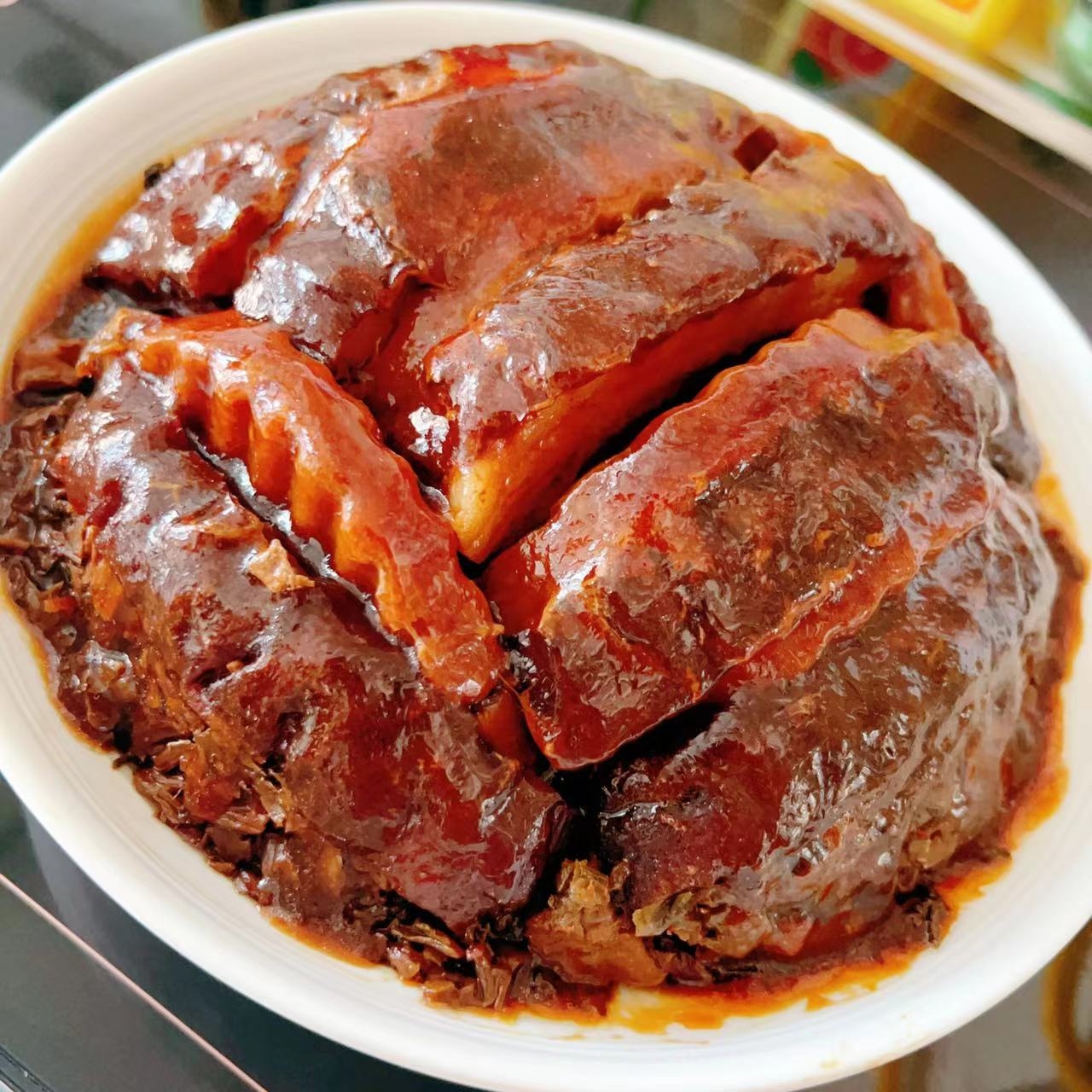 香芋扣肉🥩荔浦芋头扣肉🥩(民间传统做法)的做法 步骤30