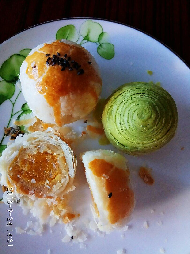 螺旋酥.蛋黄酥.-个人的技巧