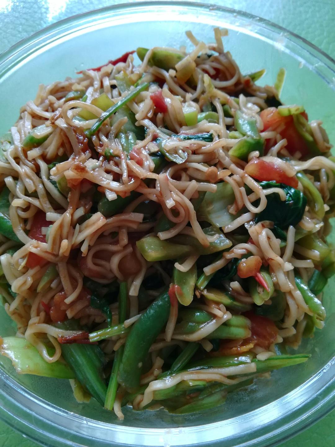 家常炒细面