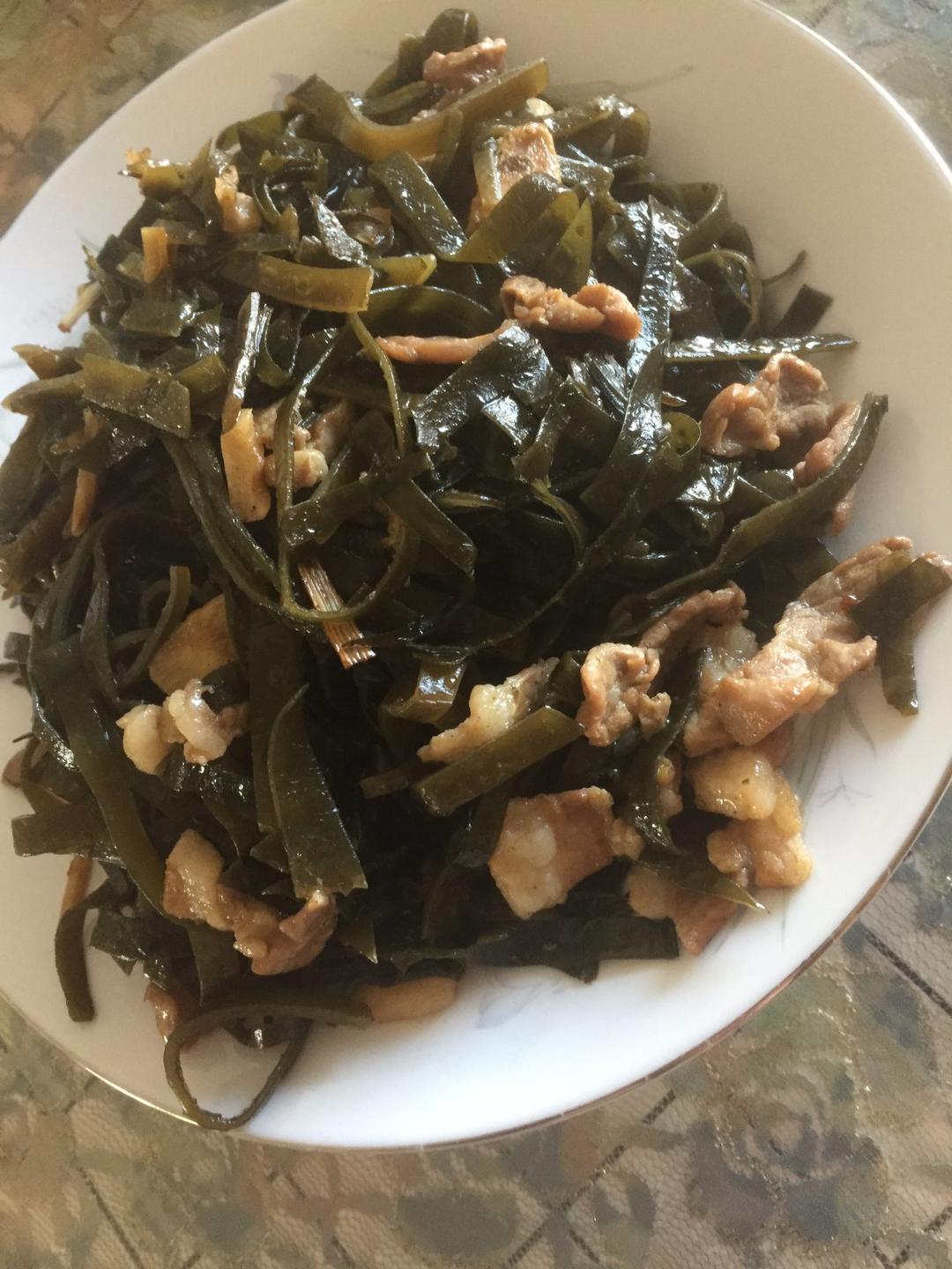 海带丝炒肉