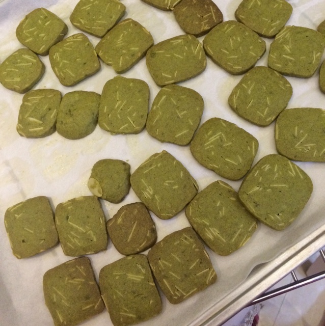 抹茶杏仁饼干