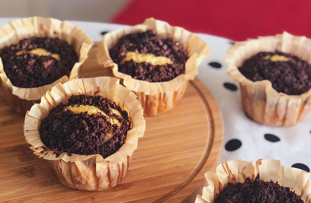 巧克力酥顶玛芬蛋糕 Choc Chip Muffins