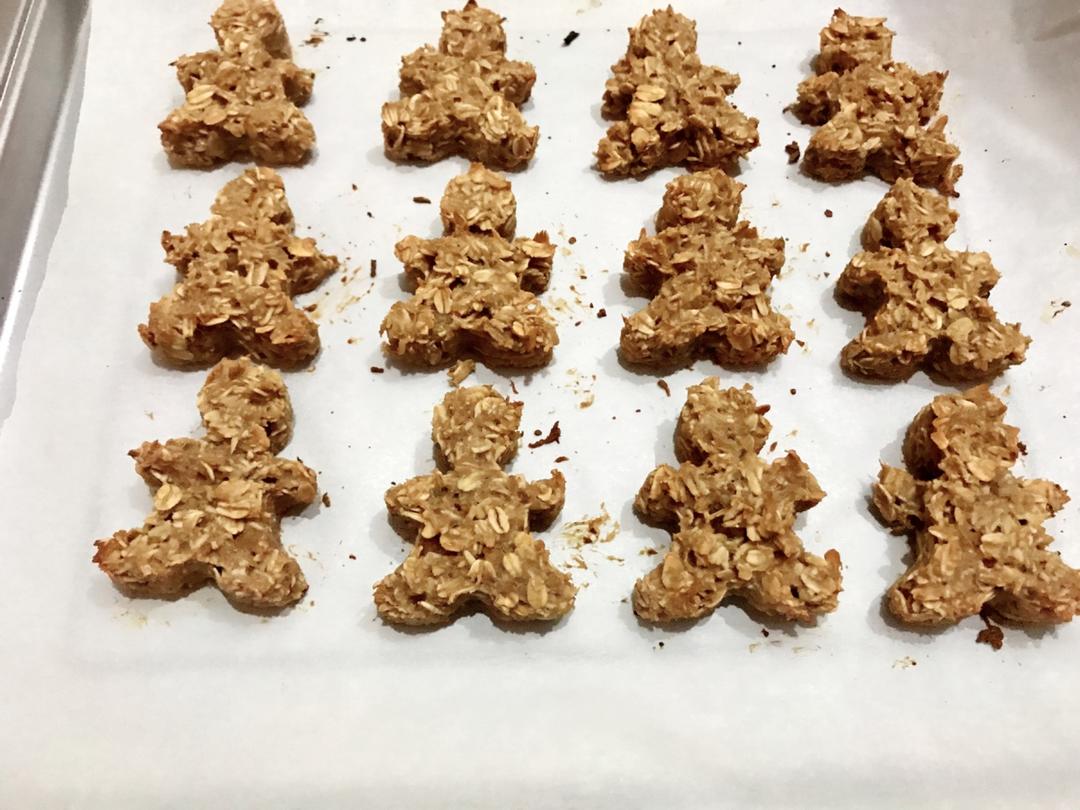 蜂蜜红糖燕麦饼干（无油）