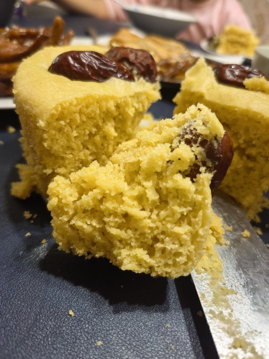 免烤箱!零失败的小米面发糕，好吃不上火～