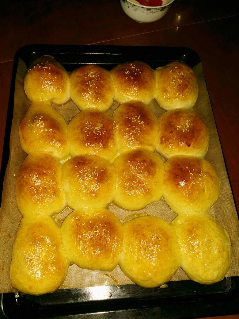 鲜奶油小餐包（一次发酵）