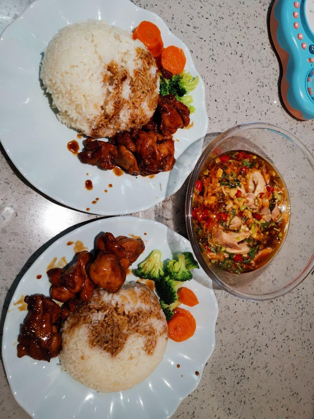 照烧鸡腿饭