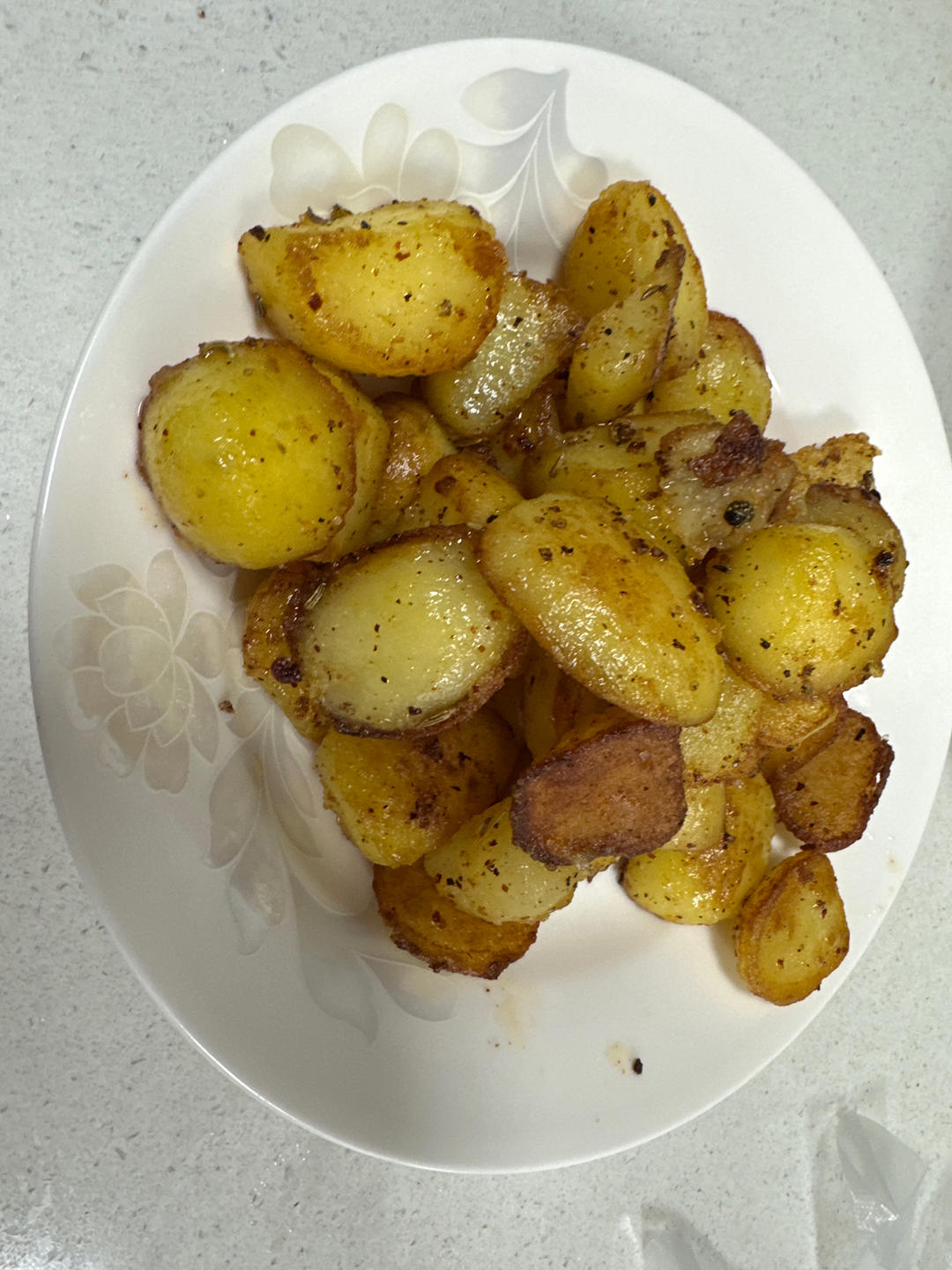 超级简单的香辣孜然煎土豆块