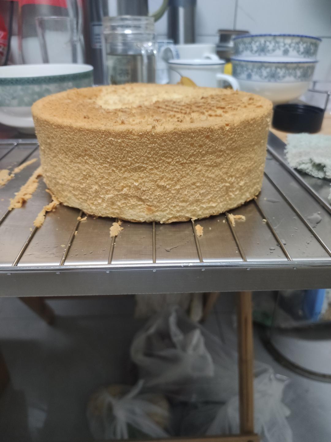 超柔软6寸戚风蛋糕(附8寸配方)零失败 超详细‼️含操作视频